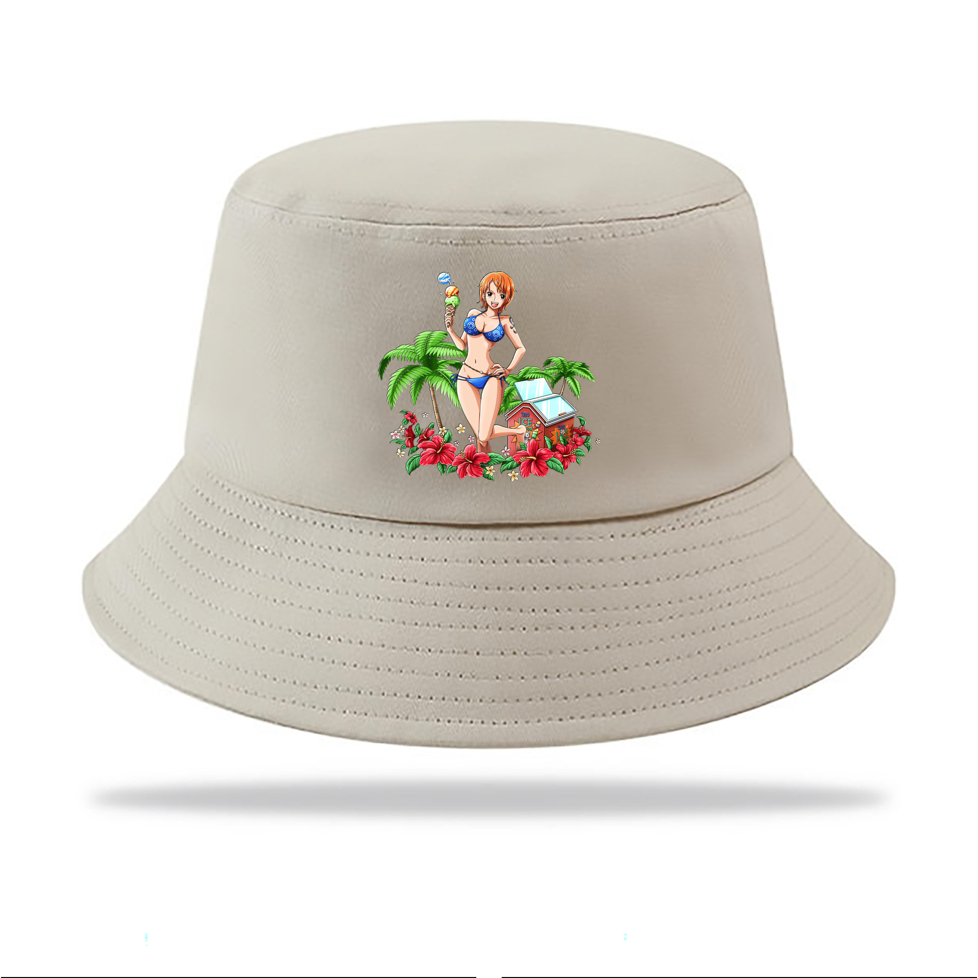 （画像用） ワンピース ナミ ONE PIECE Nami アウトドア日除けバケットハット